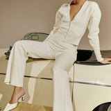 Noor | Knitted Cardigan - QUELLECLASSE