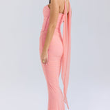 Hallie | Corset with Neck Scarf - QUELLECLASSE